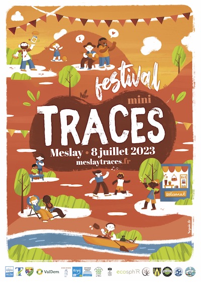 Affiche du festival Meslay Traces